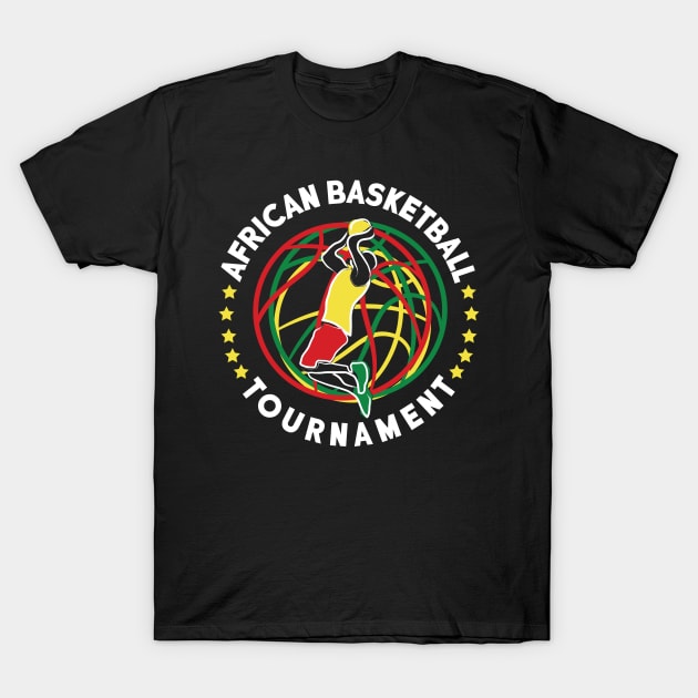 African Basketball Tournament T-Shirt by jazzworldquest